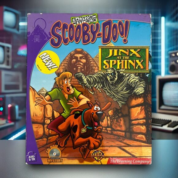 Scooby Doo Jinx at the Sphinx CD-ROM Game (PC, 2001) NEW SEALED Boxed XP